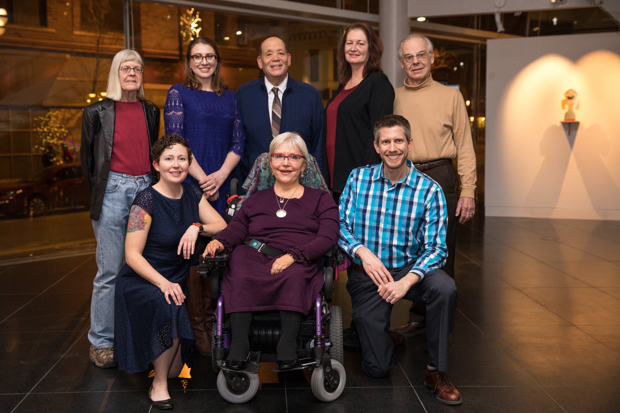 8 board members
